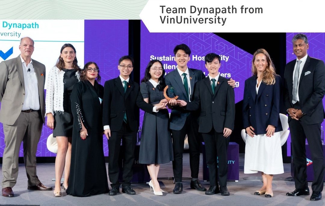 VinUni Team shines at the Sustainable Hospitality Challenge 2024