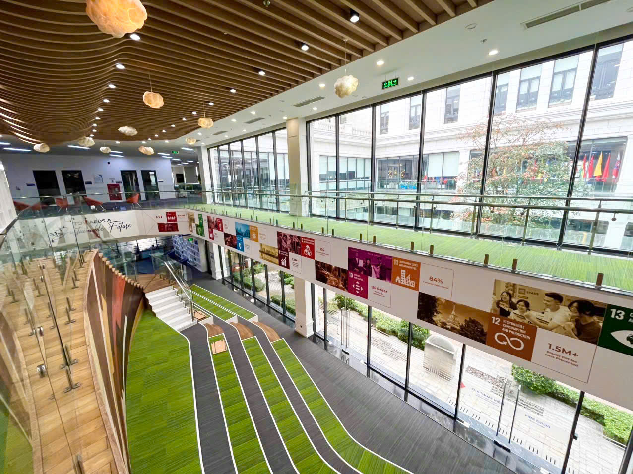 VinUni Launches Two Sustainability Display Walls Showcasing Commitment to the UN SDGs